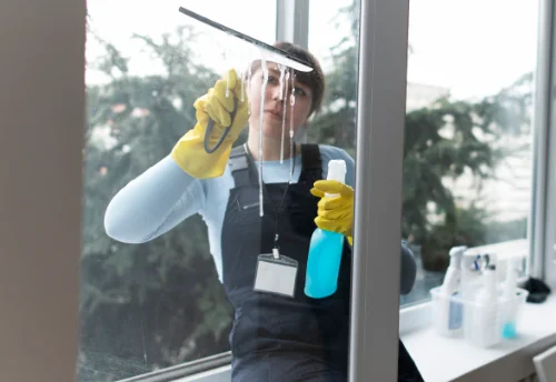 Nettoyage de vitres intérieures et extérieures à Saint-Maurice-Colombier